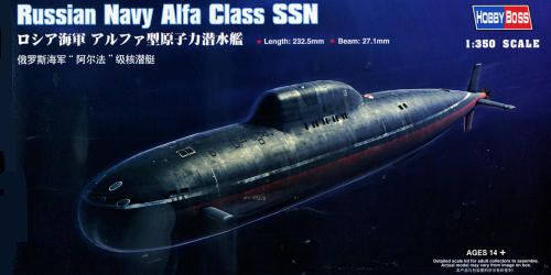 Hobby Boss HB83528 1:350 Soviet Navy Alfa Class SSN