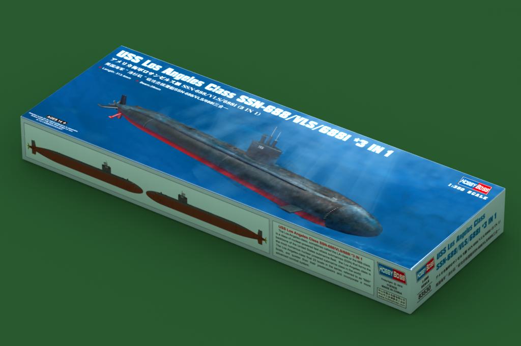 Hobby Boss HB83530 1:350 USS Los Angeles Class SSN-688 submarine