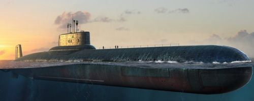 Hobby Boss HB83532 1:350 Soviet Navy Typhoon Class SSBN Submarine