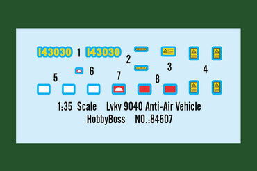 Hobby Boss HB84507 1:35 Lvkv 9040 Anti-Air Vehicle