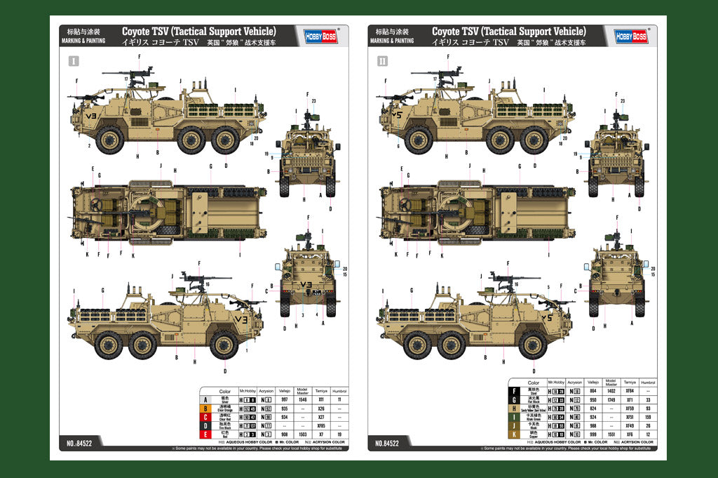 Hobby Boss HB84522 1:35 Coyote TSV