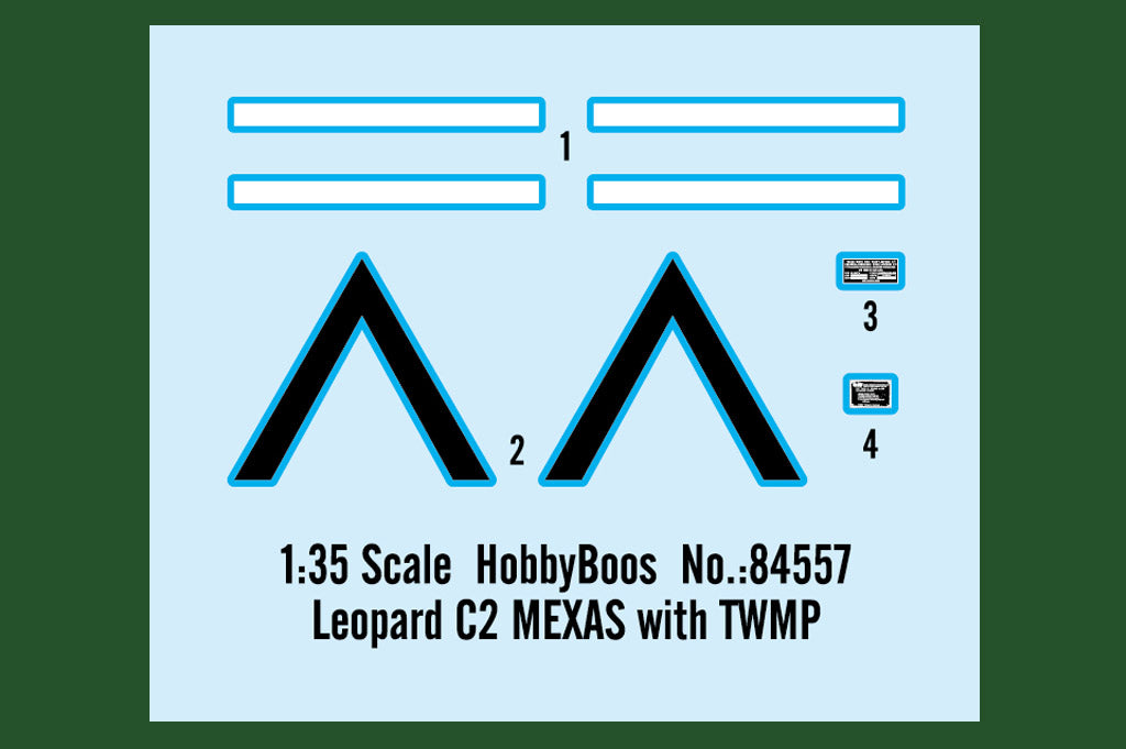 Hobby Boss HB84557 Leopard C2 MEXAS with TWMP 1:35