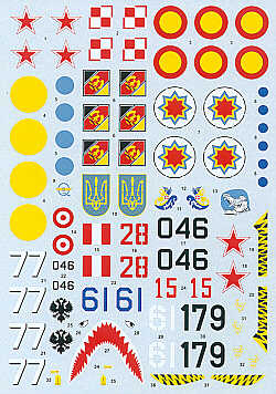 Hi Decal HD48015 1:48 Mikoyan MiG-29UB