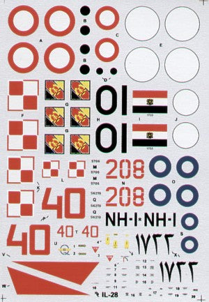 Hi Decal HD72039 1:72 Ilyushin Il-28 Beagle