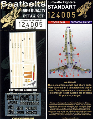 HGW HGW124005 1:24 LUFTWAFFE FIGHTERS