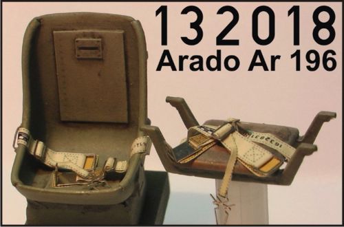 HGW HGW132018 1:32 Arado Ar-196A-3 pilot seat, gunners seat and seatbelts
