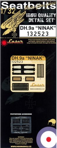 HGW HGW132523 1:32 AirCo/de Havilland DH.9A NINAK seatbelts