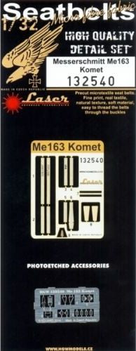HGW HGW132540 1:32 Messerschmitt Me-163B Komet seatbelts
