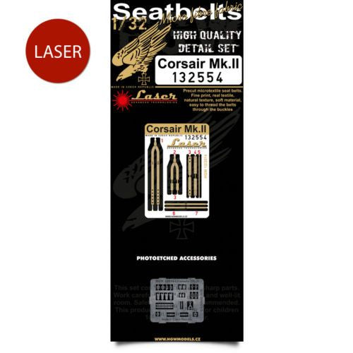HGW 132554 Vought F4U-1 Corsair RN Seatbelts 1:32