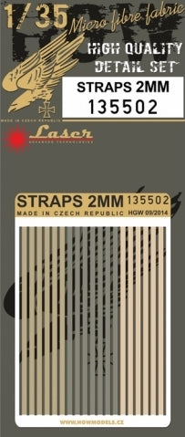 HGW HGW135502 1:35 Straps 2mm