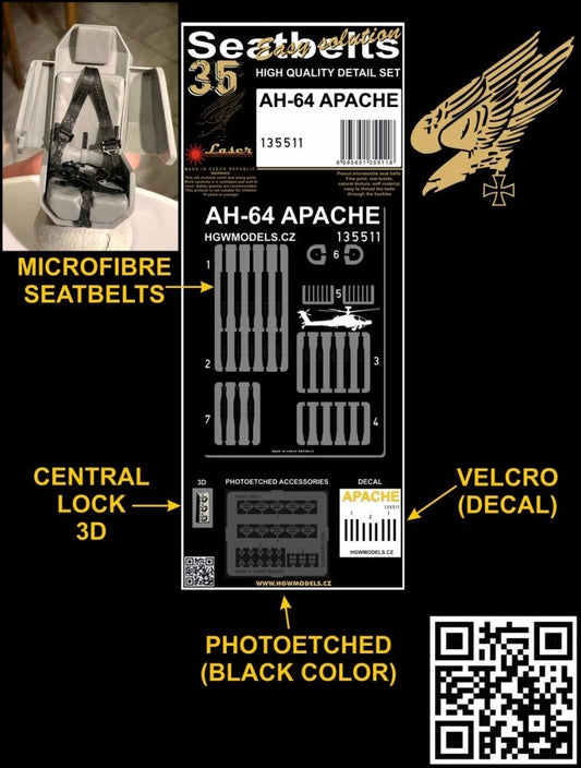 HGW HGW135511 1:35 Bell/Boeing AH-64 Apache
