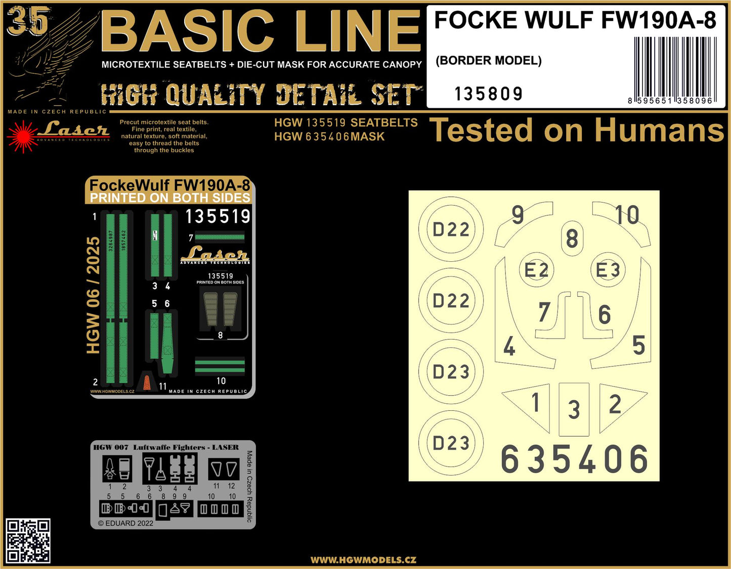 HGW HGW135809 1:35 Focke-Wulf Fw-190A-8