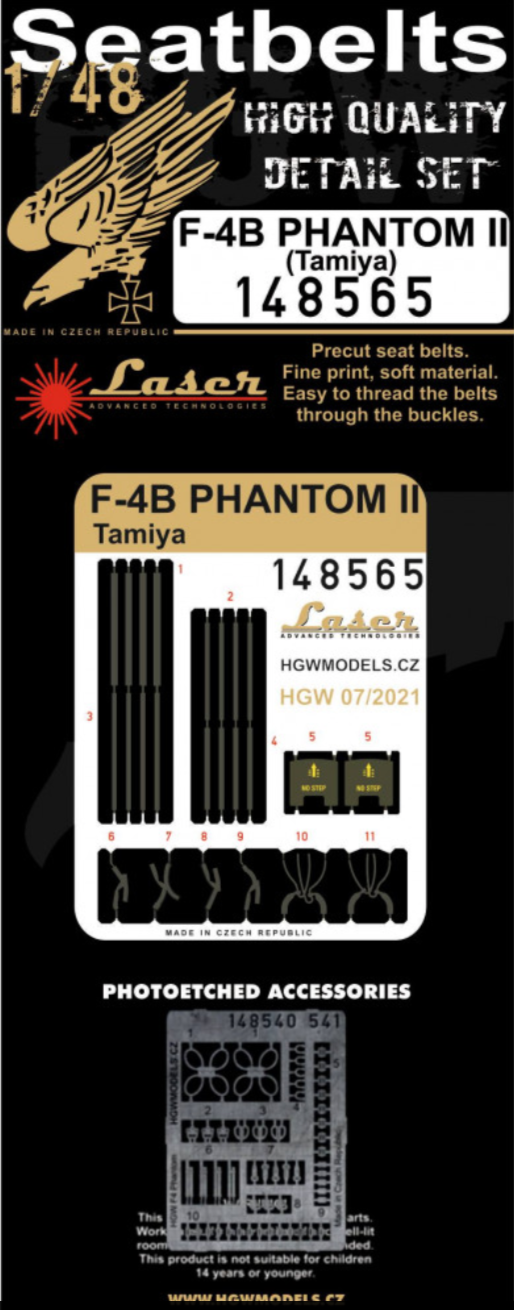 HGW HGW148565 1:48 McDonnell F-4B PHANTOM II