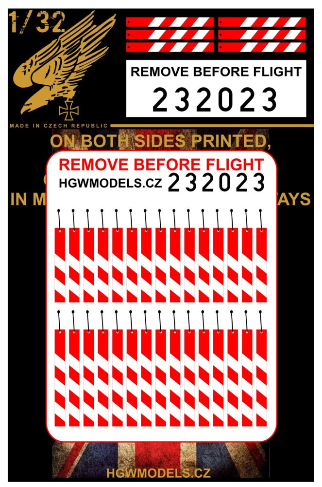 HGW HGW232023 1:32 Remove Before Flight