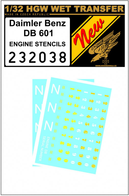 HGW HGW232038 1:32 Daimler Benz 601 Engine