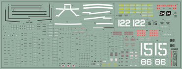 HGW 248023 Vought F4U Corsair Stencils Wet Transfers 1:48