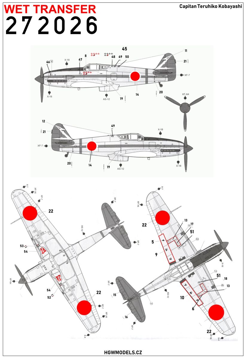 HGW HGW272026 1:72 Kawasaki Ki-61-Id