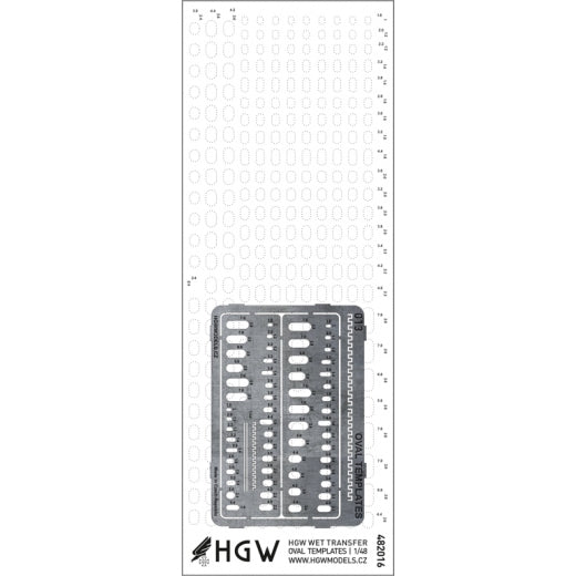 HGW HGW482020 1:48 Oval Templates Plus