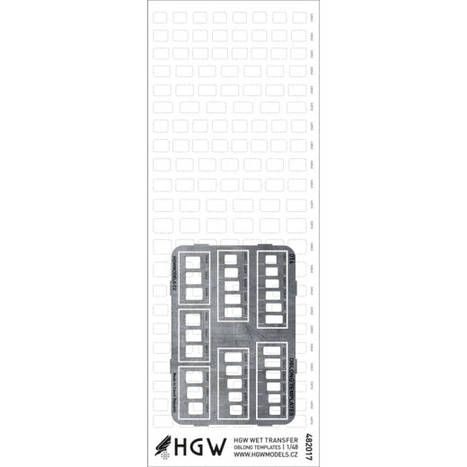 HGW HGW482021 1:48 Oblong Templates Plus