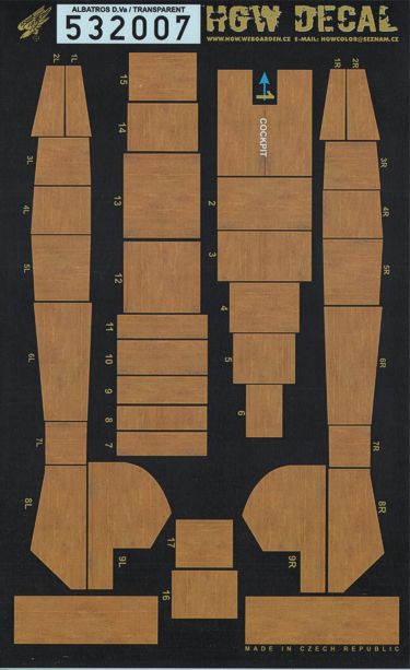 HGW HGW532007 1:32 Albatros D.V/D.Va