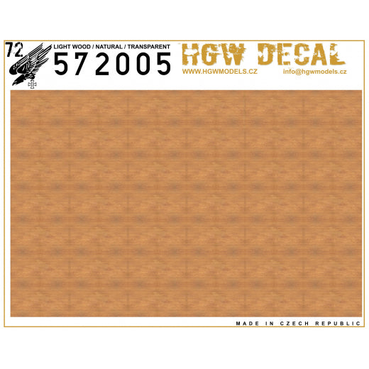 HGW HGW572005 1:72 Light Wood