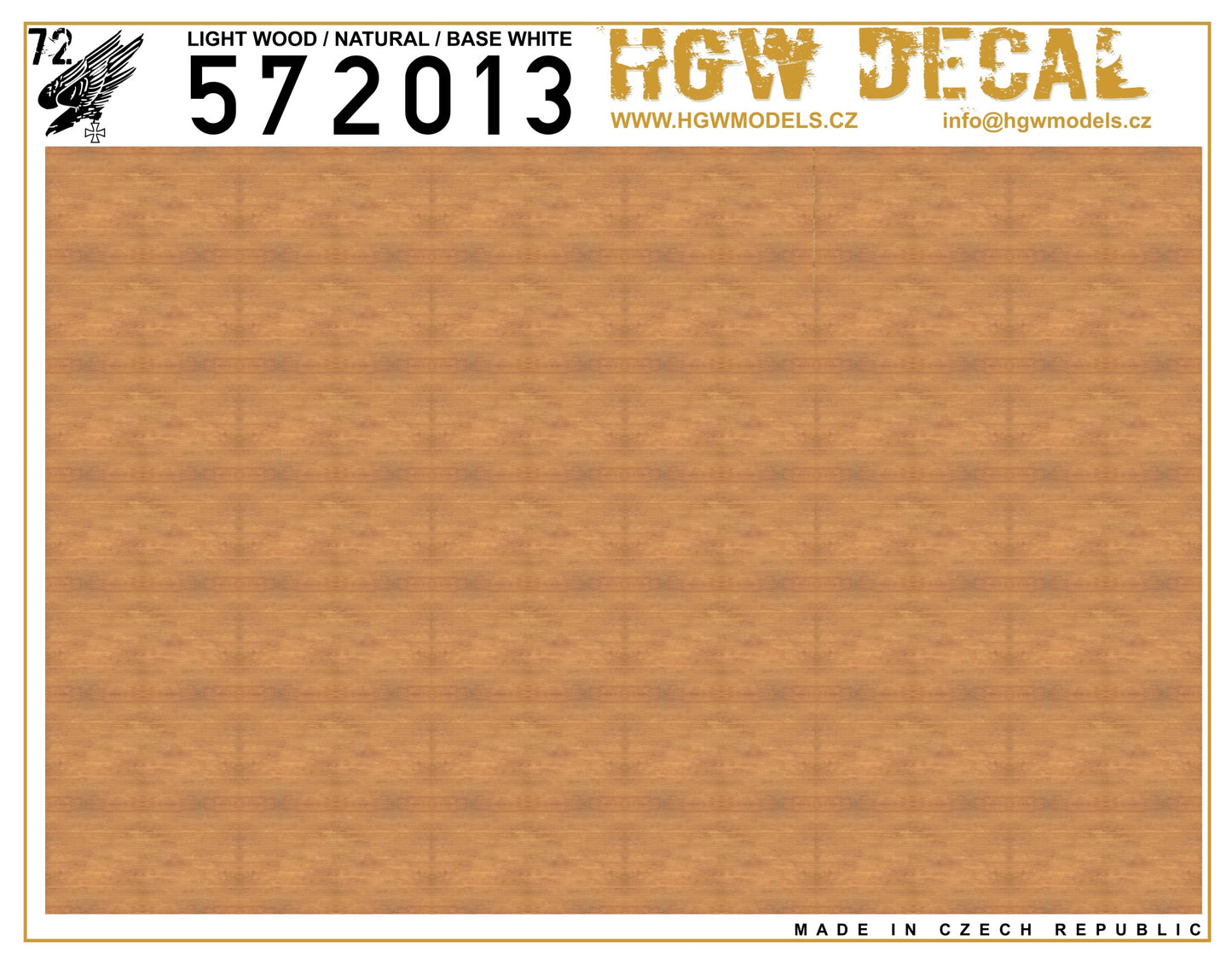 HGW HGW572013 1:72 Light Wood
