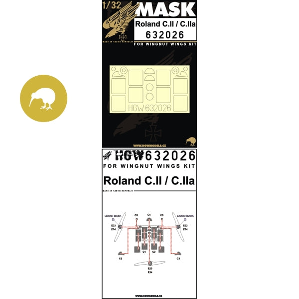 HGW HGW632026 1:32 Roland C.II & C.IIa