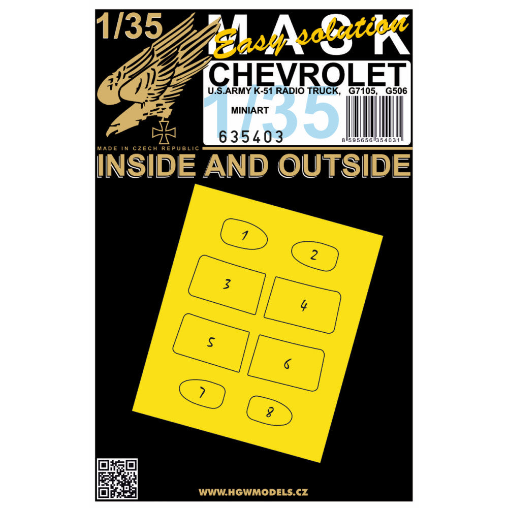 HGW HGW635403 1:35 CHEVROLET G7107 4X4 1,5t, K51, G506