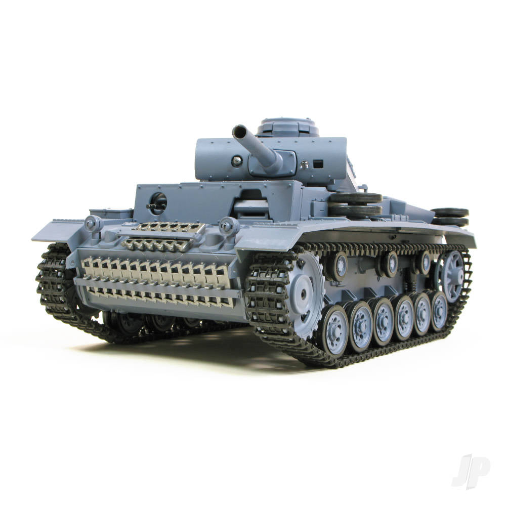 Henglong 1:16 German Panzer III (2.4GHz + Shooter + Smoke + Sound) 3848-1B