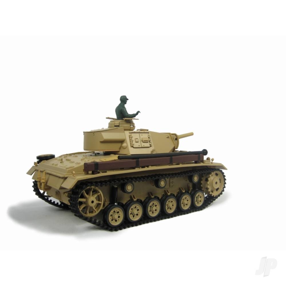 Henglong 1:16 German Tauch Panzer III (2.4GHz+Shooter+Smoke+Sound) 3849-1