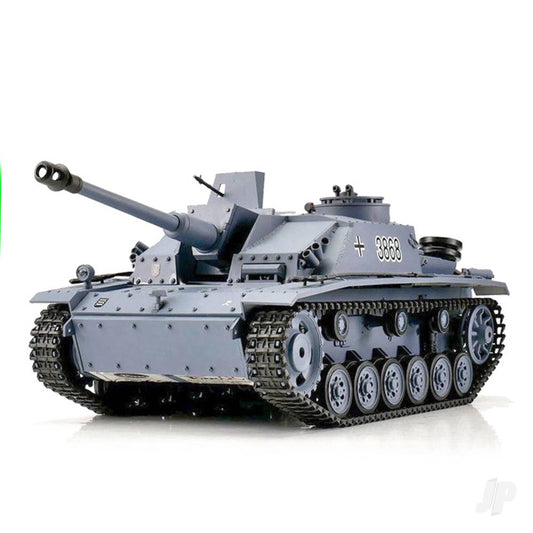 Henglong 1:16 German Stug III (2.4GHz + Shooter + Smoke + Sound) 3868-1
