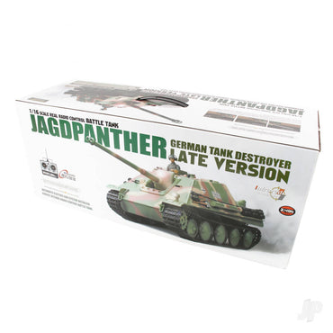 Henglong 1:16 German Jagdpanther with Infrared Battle System (2.4GHz + Shooter + Smoke + Sound) 3869-1B