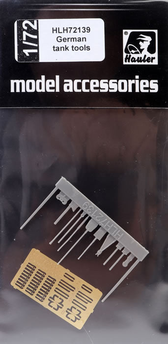 Hauler HLH72139 1:72 German tank tools PE/resin set of German tank tool