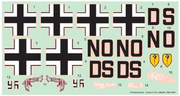 H-Model Decals HMD48001 1:48 Curtiss P-36 Hawk in Luftwaffe service