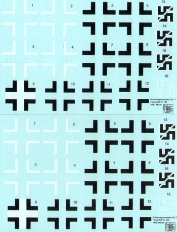 H-Model Decals HMD48039 1:48 Focke-Wulf Fw-190F SG 77