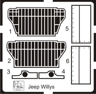 H-Model Decals HMT48034 1:48 Willys Jeep MB/U.S