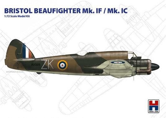 Hobby 2000 H2K72002 Bristol Beaufighter Mk.IF/IC (Hasegawa) 1:72