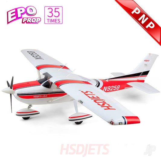 HSD Jets 2m Cessna-182 Red (PNP 6S) A63010200