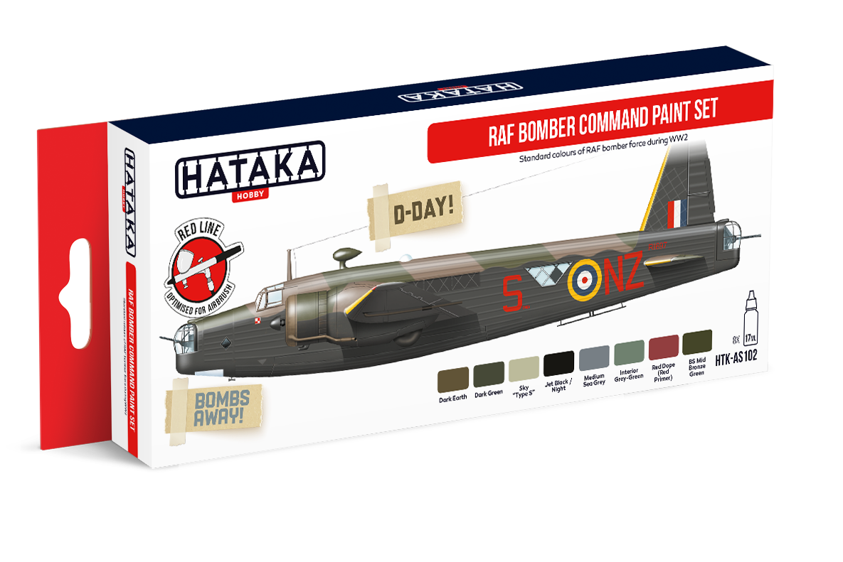 Hataka HTK-AS102 1:48 RAF Bomber Command paint set