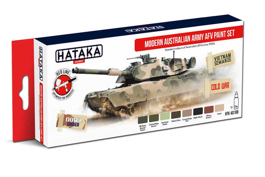 Hataka HTK-AS108 1:48 Modern Australian Army AFV paint set