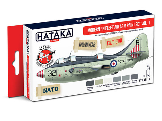 Hataka HTK-AS113 1:48 Modern Royal Navy Fleet Air Arm set 1 x 6 colours
