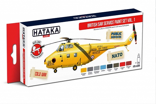 Hataka HTK-AS98 1:48 British SAR Service paint set vol