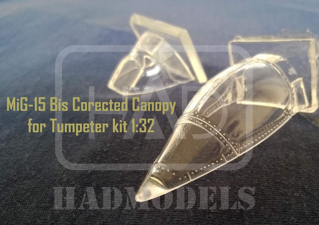 HAD Models HUN132013 1:32 Mig-15 Bis Correct canopy