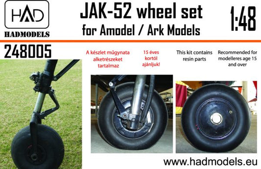 HAD Models HUN248005 1:48 Yakovlev Yak-52 Wheels