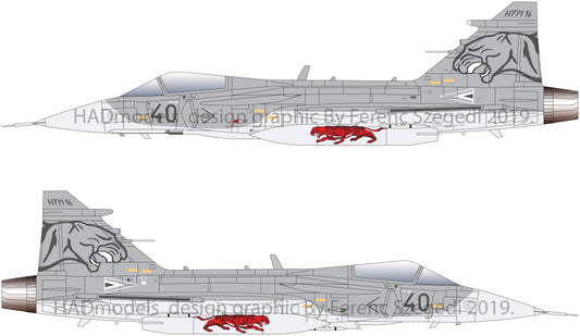 HAD Models HUN72209 1:72 Saab JAS-39C/D Gripen