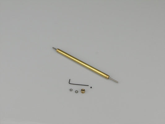 Radio Active Fine Line Prop Shaft 4in M2/2mm Stainless 6mm Brass Tube RMA2306