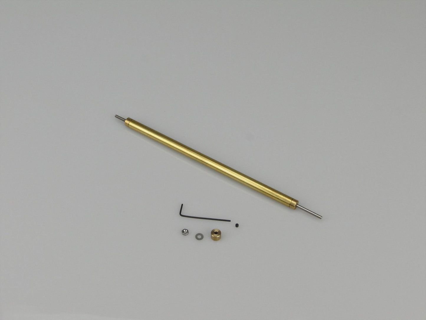 Radio Active Fine Line Prop Shaft 5in M2/2mm Stainless 6mm Brass Tube RMA2310