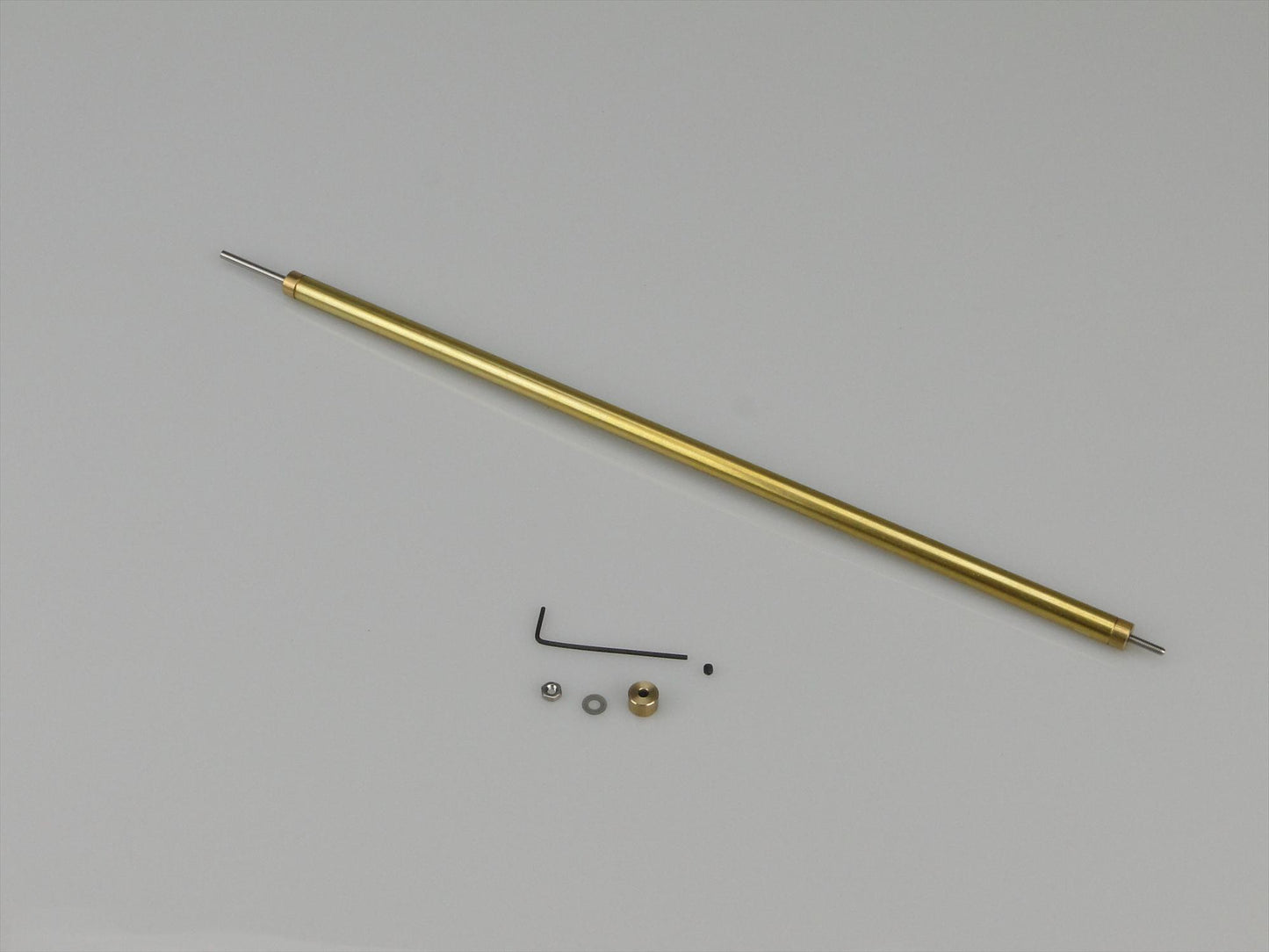 Radio Active Fine Line Prop Shaft 8in M2/2mm Stainless 6mm Brass Tube RMA2322