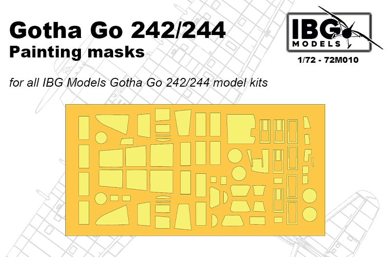 IBG Models IBG72M010 1:72 Gotha Go-242A-1/Go-244 Painting Masks