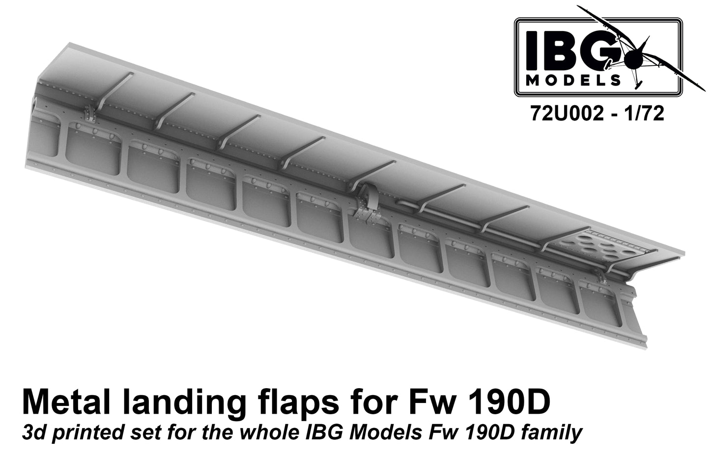 IBG Models IBG72U002 1:72 Metal Flaps for Focke-Wulf Fw-190D family